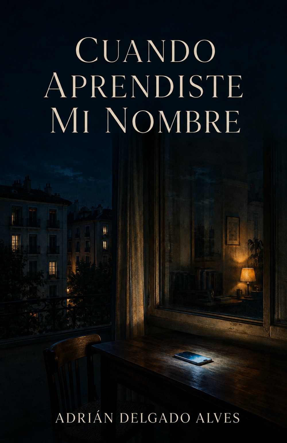 Portada de la novela Cuando aprendiste mi nombre, de Adrián Delgado Alves